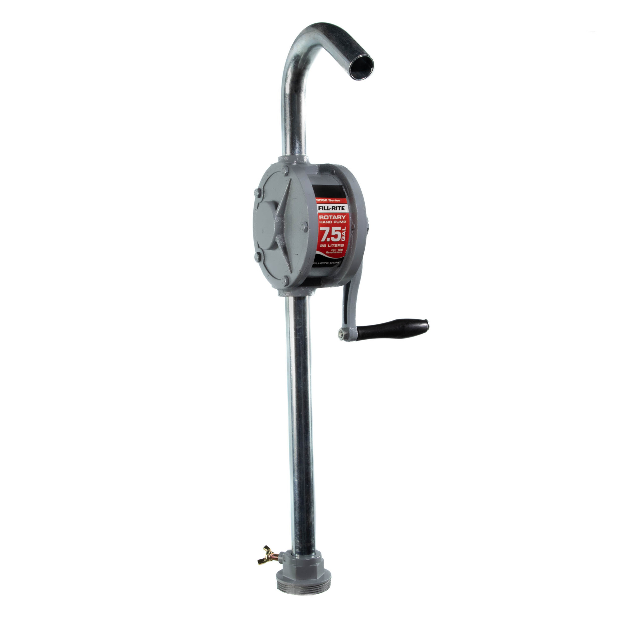 Fill-Rite Hand-Operated Rotary Pump, 7 1/2 Gallons Per 100 Revolutions, Model# SD62